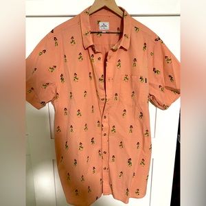 Brand new Rip Curl collared shirt - Salmon color